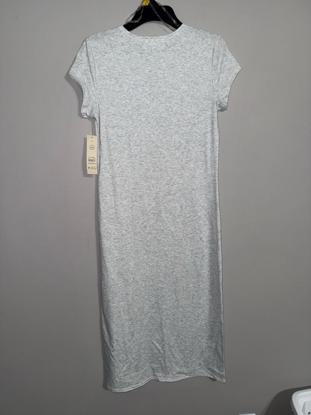 No Boundaries Heather Grey T-Shirt Midi Dress Large BNWT - Picture 5 of 5